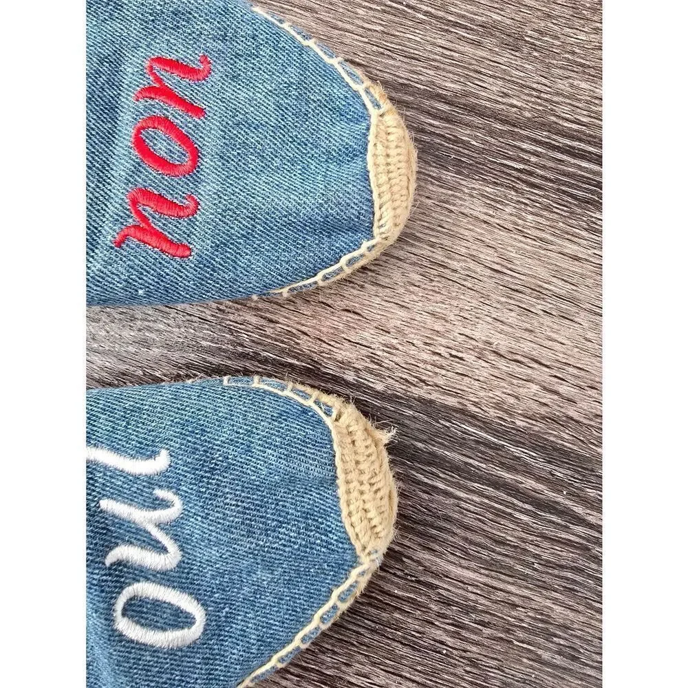 Soludos Blue Denim Slip-On Espadrilles